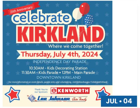 Celebrate Kirkland Annual 4th of July Celebration
